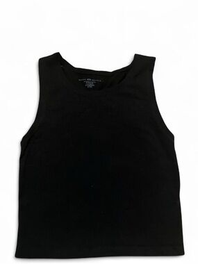 Brandy Melville Black Sleeveless Ribbed Tank